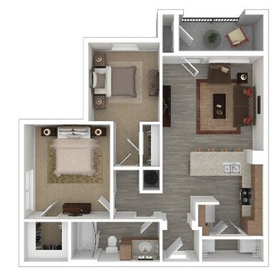 B1 - Fully Renovated floor plan